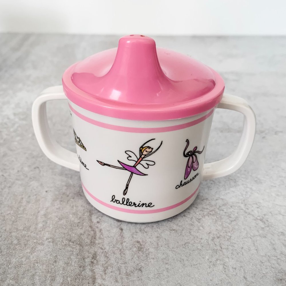 NWT Baby Cie Melamine Sippy Cup for Babies and Toddlers